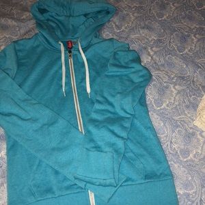 BRAND NEW TURQUOISE ZIP UP HOODIE 💙